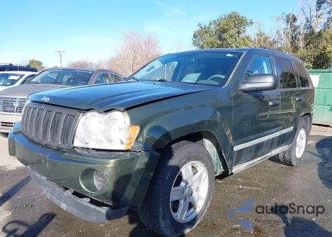 2007 Jeep Grand Cherokee Laredo из США, поврежденный, VIN 1J8GR48KX7C534254